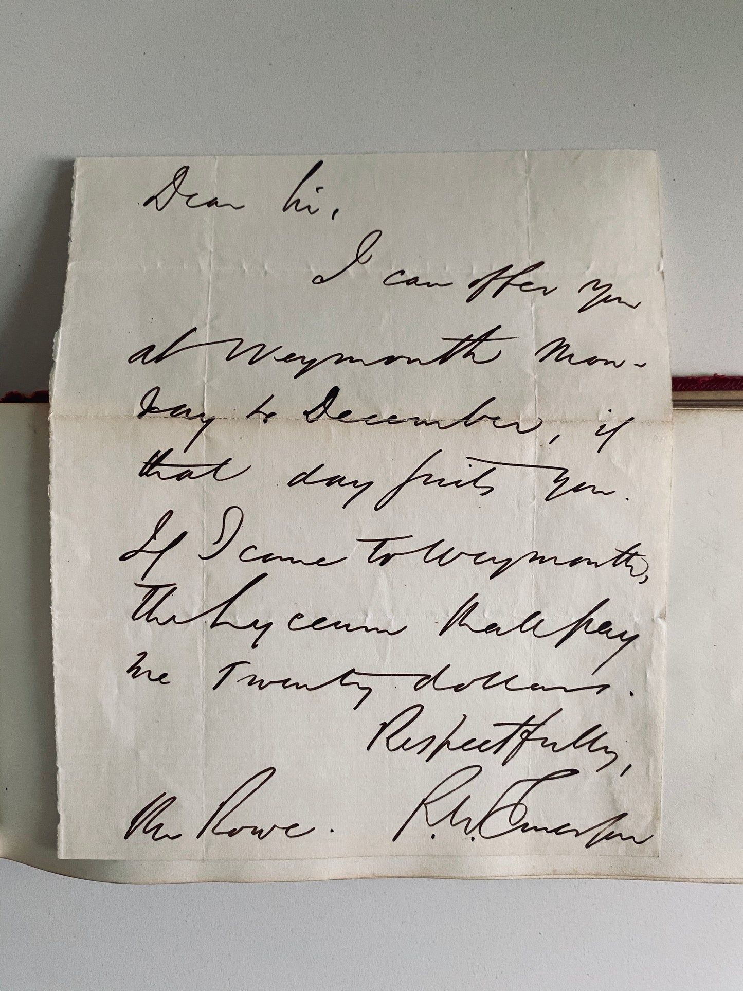 1854 AUTOGRAPH ALBUM. Harriet Beecher Stowe, William Lloyd Garrison, Stephen A. Douglas, &c