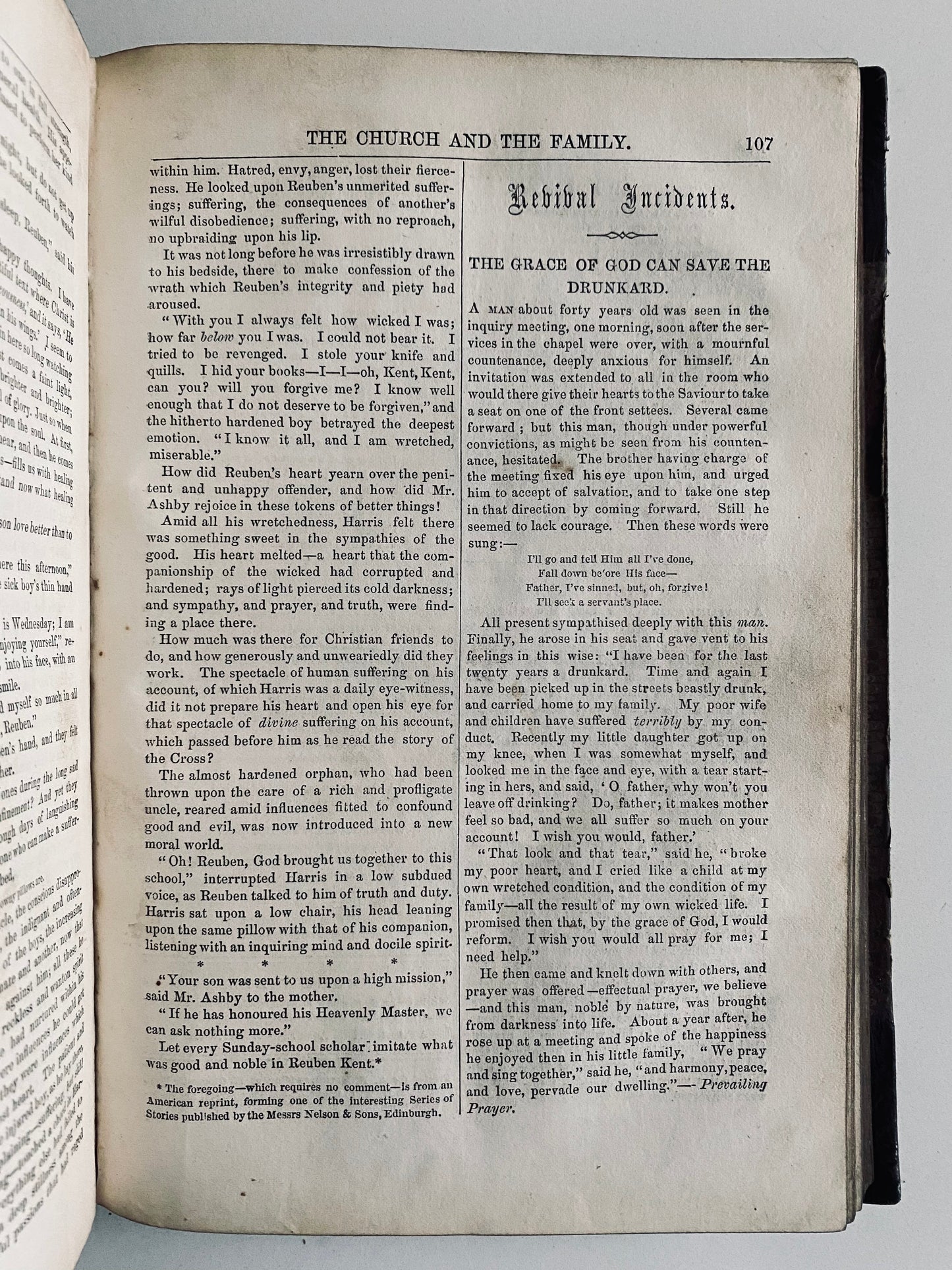 1860-61 HOME PIETY REVIVAL MAGAZINE. Superb 1859 Prayer Revival Periodical for the Family.