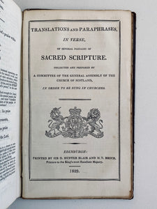 1829 JOHN GILLIES. Devotional and Practical Exposition on the Psalms by Important Scottish Revivalist!