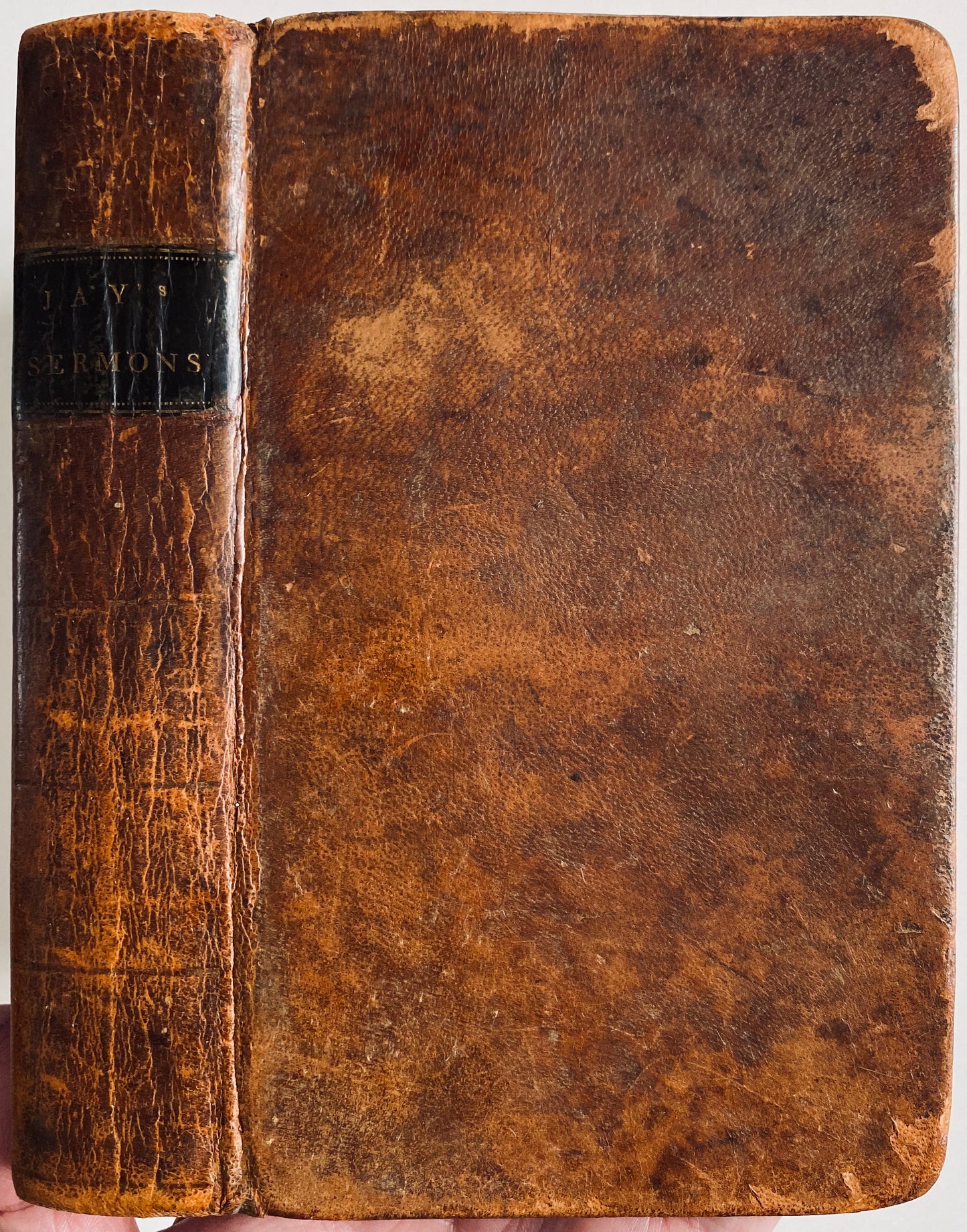 1812 WILLIAM JAY. Sermons by Eminent Congregationalist in Early Calf Binding