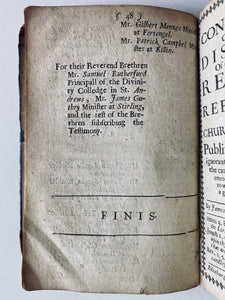 1660 SCOTTISH COVENANT. Four Important Works that Influenced Formation of United States!