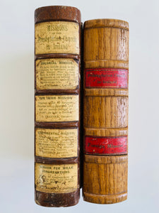 1900-1911 MISSIONARY. Two Exceptional Late Victorian Book-Form Missionary Collection Boxes.