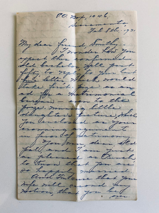 1913 KENYON A. PALMER. Two Fine Content Letters by Important Gideon Bible Society Pioneer!