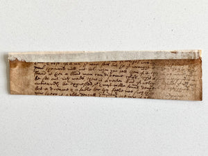 1639 RICHARD MATHER. 225 Word Unpublished Excised MSs by Father of American Puritan Theology.