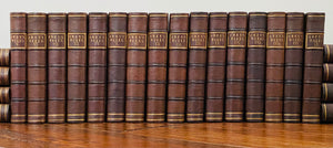 1850 JOHN OWEN. The Complete Works in 24 Volumes. Superb Half Leather Bindings!