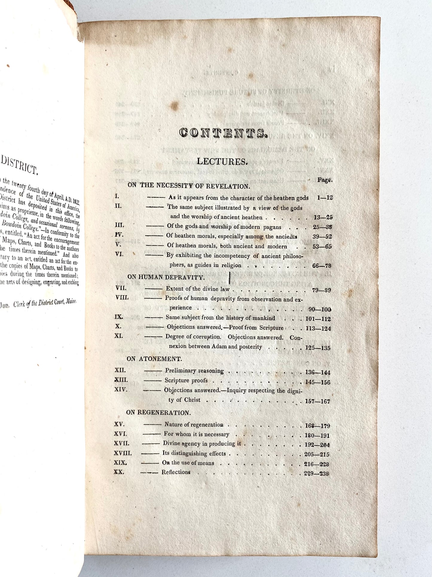 1822 JESSE APPLETON. Superb Sermons on Demoniacs, the Millennial Reign, &c. Revivalist!