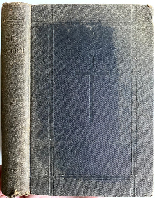 1892 CIVIL WAR. Hymn Book of Rear Admiral in the Navy & Civil War Commander of Blockade on the East Coast!