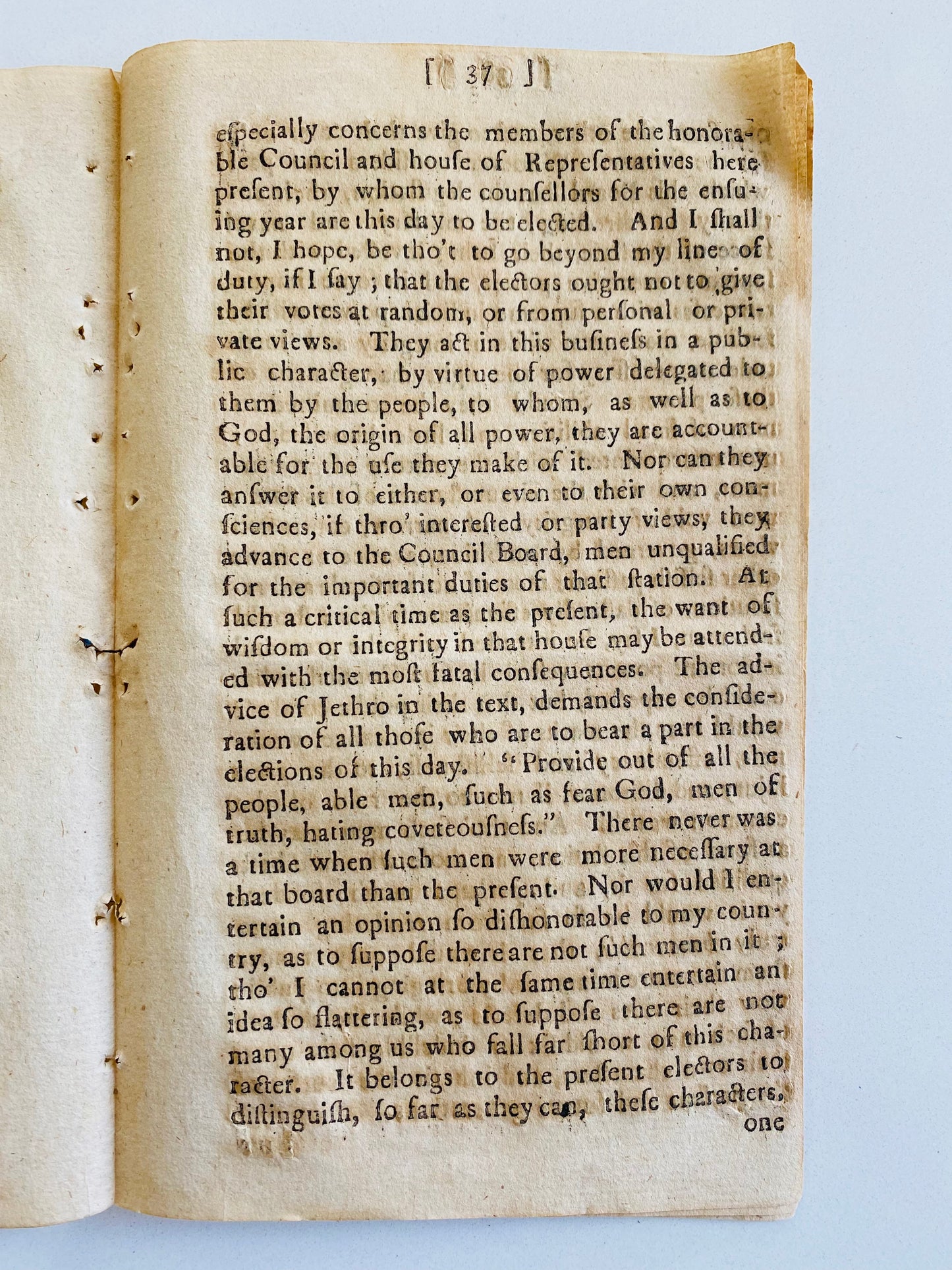 1780 HOWARD SIMEON. The Divine Origin of Government by the People and Theological Rational for Revolution