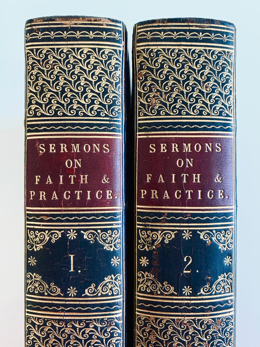 1830's MISSIONARY & SERMONS. Two Finely Bound Sammelbands of Missionary Sermons, Jewish Missions, &c.