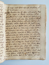 Load image into Gallery viewer, 1750 CHRISTIAN FRIEDRICH SCHWARTZ. 400pp Unpublished Manuscript of the &quot;Apostle to India.&quot;