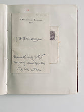 Load image into Gallery viewer, 1897 J. C. RYLE &amp;c. Autograph Album of Victorian Bishops &amp; Divines. Very Good!