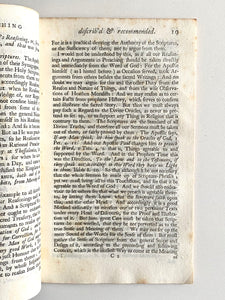 1751 OLIVER PEABODY. The Apostle Paul a Pattern of True Gospel Preaching. Natick Indian MIssionary.
