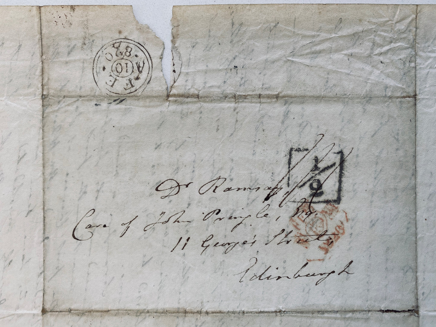 1820 WILLIAM CAREY & SERAMPORE. Group of Autograph Items, "Expect Great Things. Attempt Great Things!"