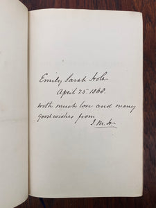 1868 BIBLIA POLYGLOTTA. Greek & Latin Bible Belonging to Victorian Novelist, Emily Sarah Holt