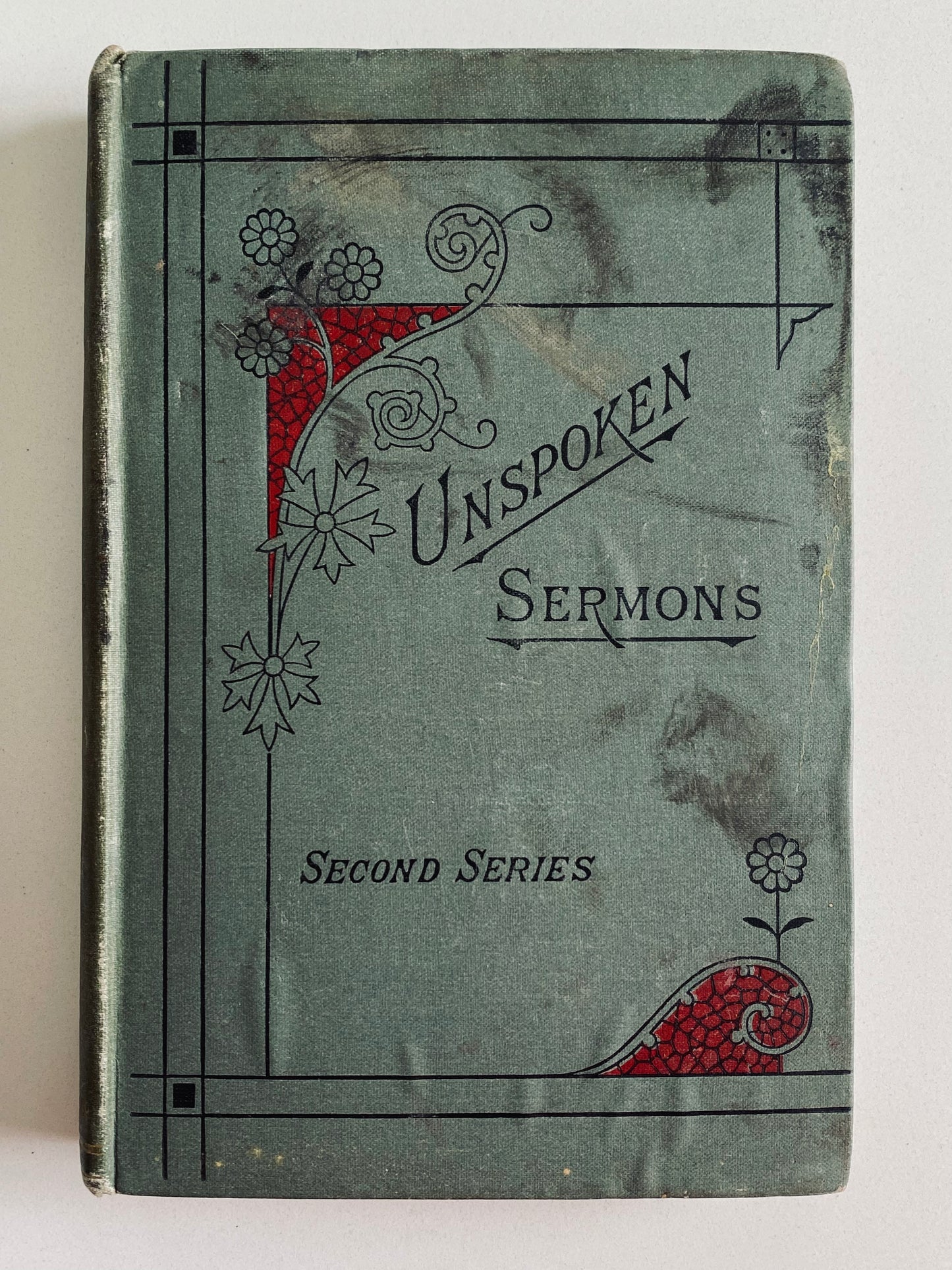 1889 GEORGE MACDONALD. Unspoken Sermons. Second Series. Nice Vintage Edition.