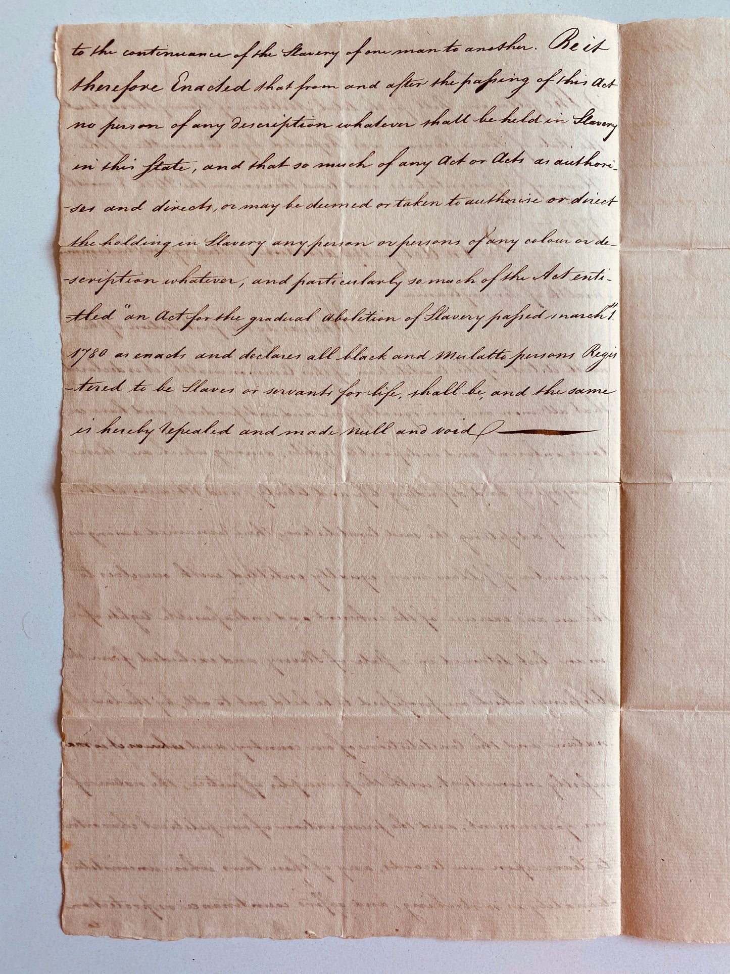 1797 ABOLITION. Correspondence between 1st Abolition Society in America & William Wilberforce & Co. Amazing!