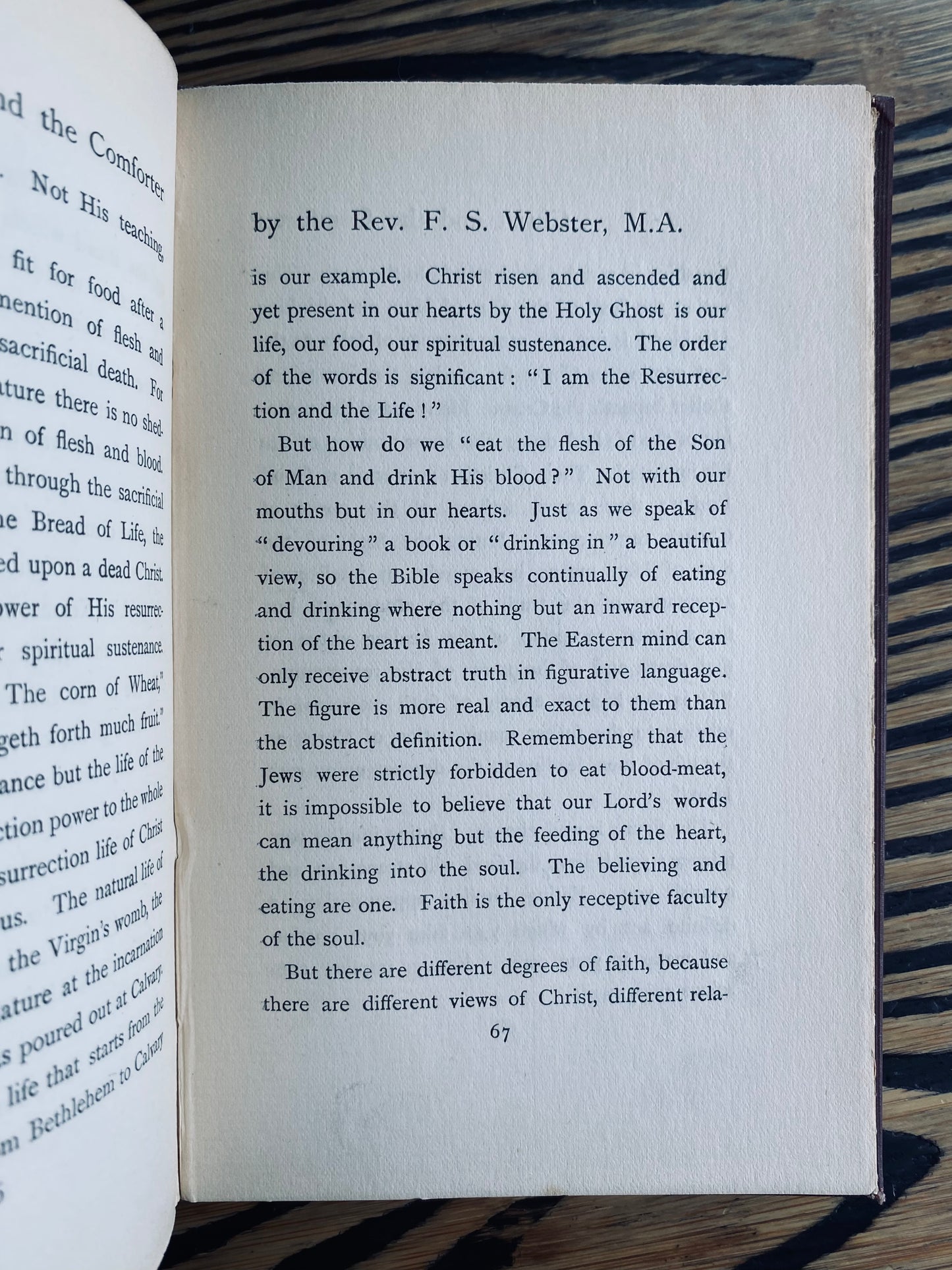 1895 F. S. WEBSTER. Christ and the Comforter - Rare Keswick Work on the Holy Spirit