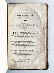 1813 ISAAC WATTS. The World To Come - Discourses on the Joys and Sorrows of Death + Hymns.
