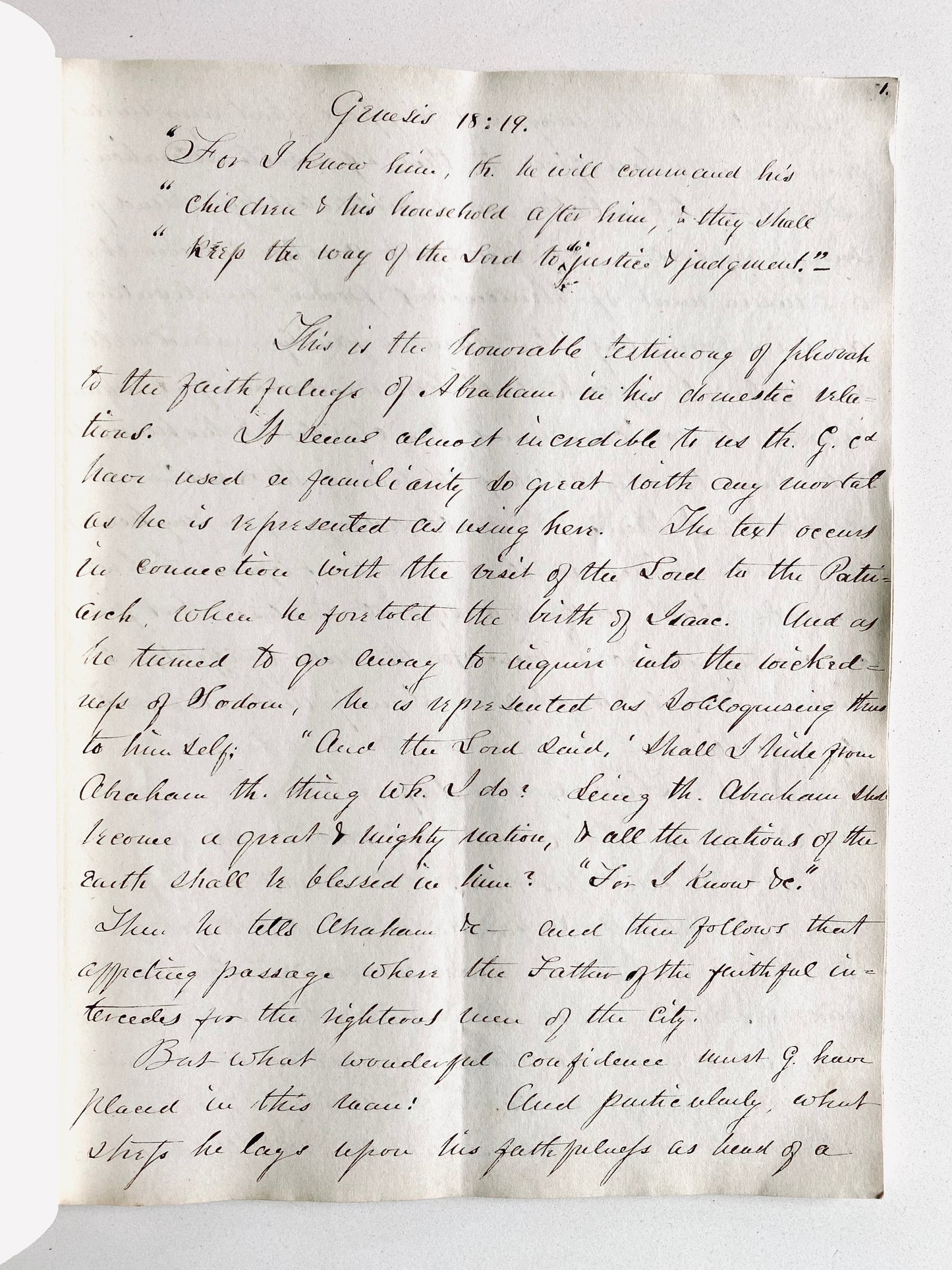 1844 ANTI-SLAVERY. 26pp Unpublished MSs Abolitionist Sermon Preached on Eve of Annexation of Texas.