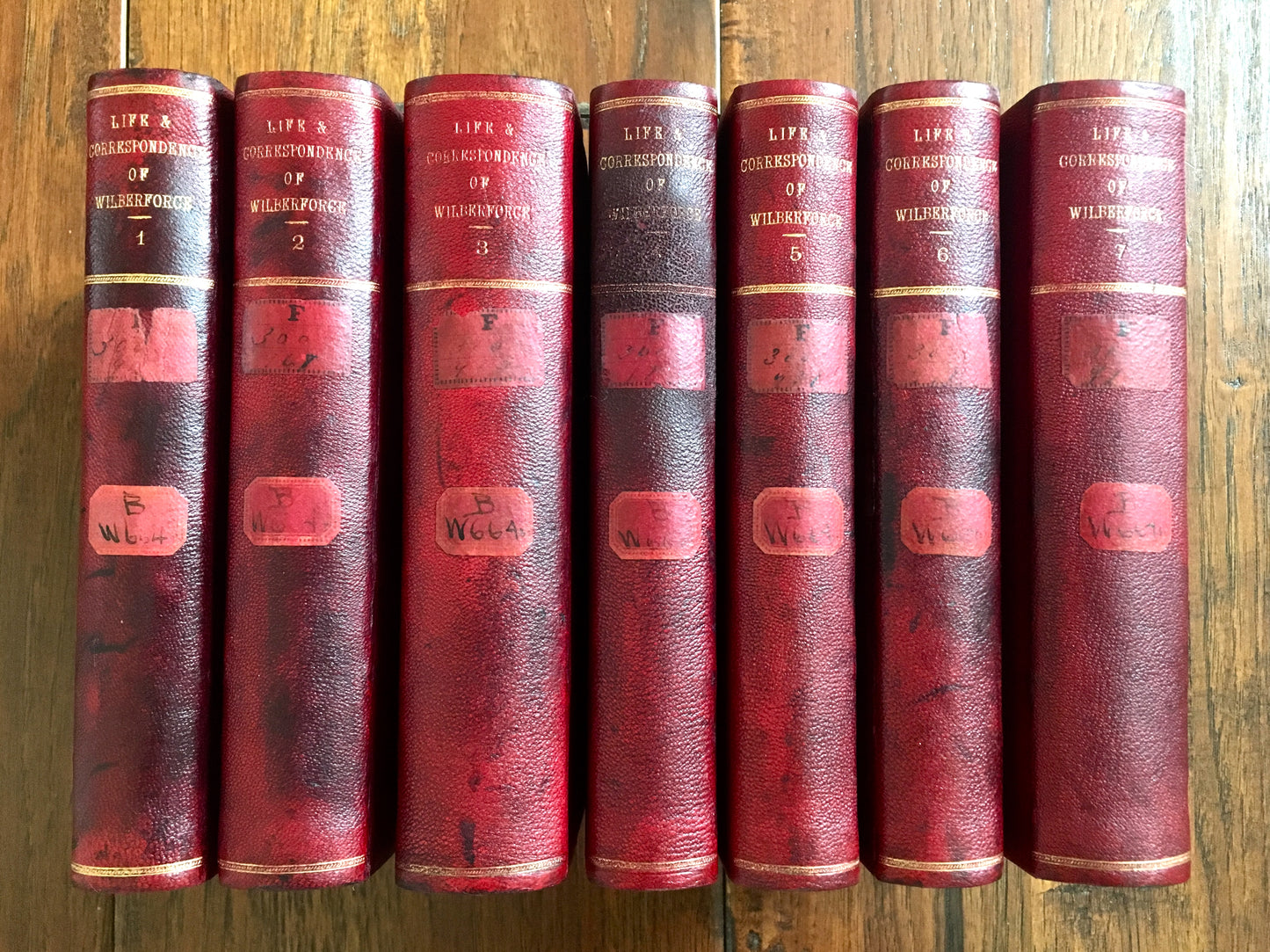 1838 WILLIAM WILBERFORCE. His Life and Correspondence in - Complete in Seven Volumes!