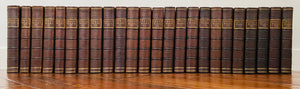 1850 JOHN OWEN. The Complete Works in 24 Volumes. Superb Half Leather Bindings!