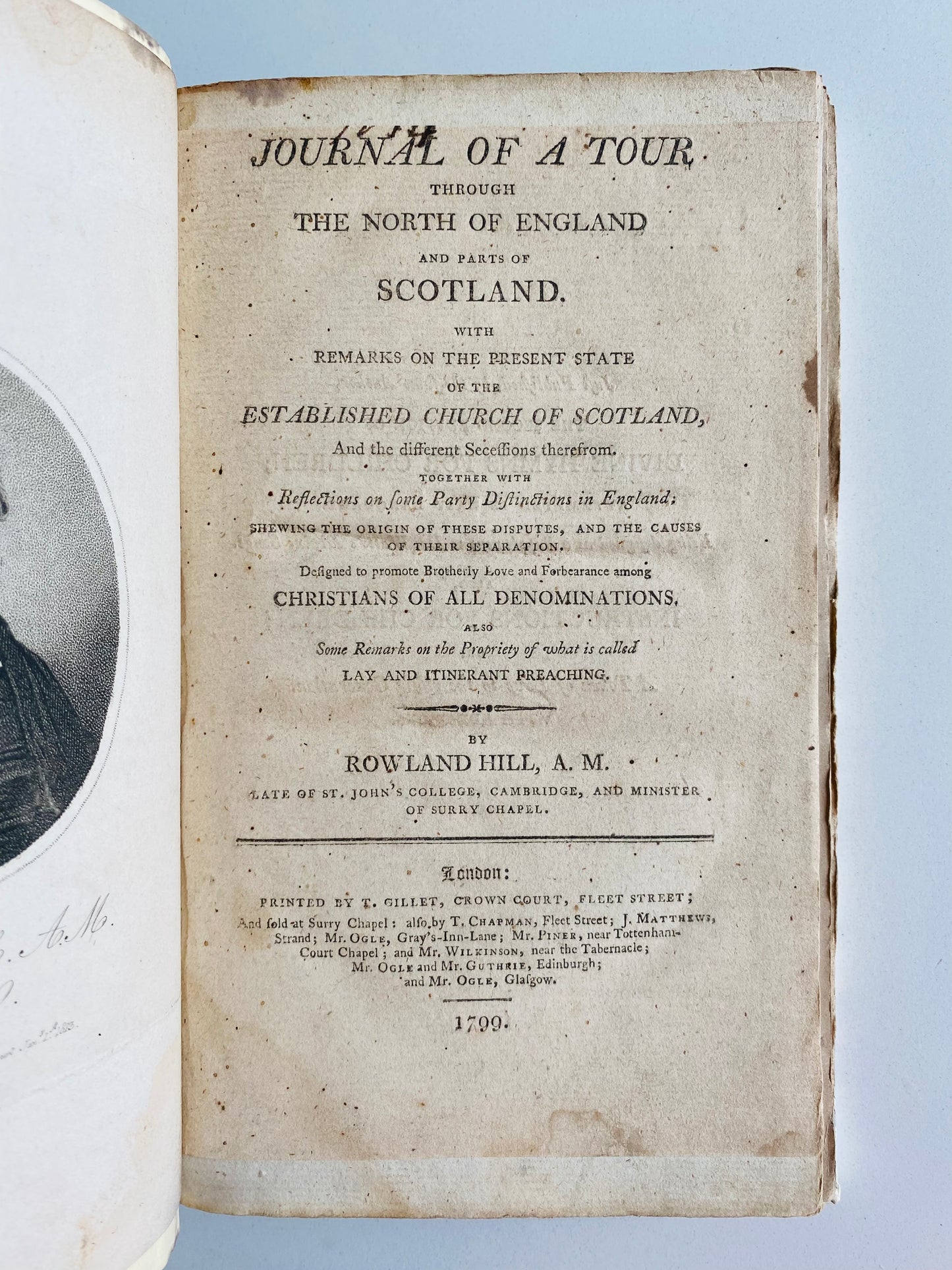 1799 ROWLAND HILL. Accounts of Revival Observed in Scotland + Extra-Illustrated Edition!