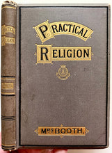 Load image into Gallery viewer, 1878 CATHERINE BOOTH. Red Hot &quot;Papers on Practical Religion.&quot; Salvation Army. Female Preaching.