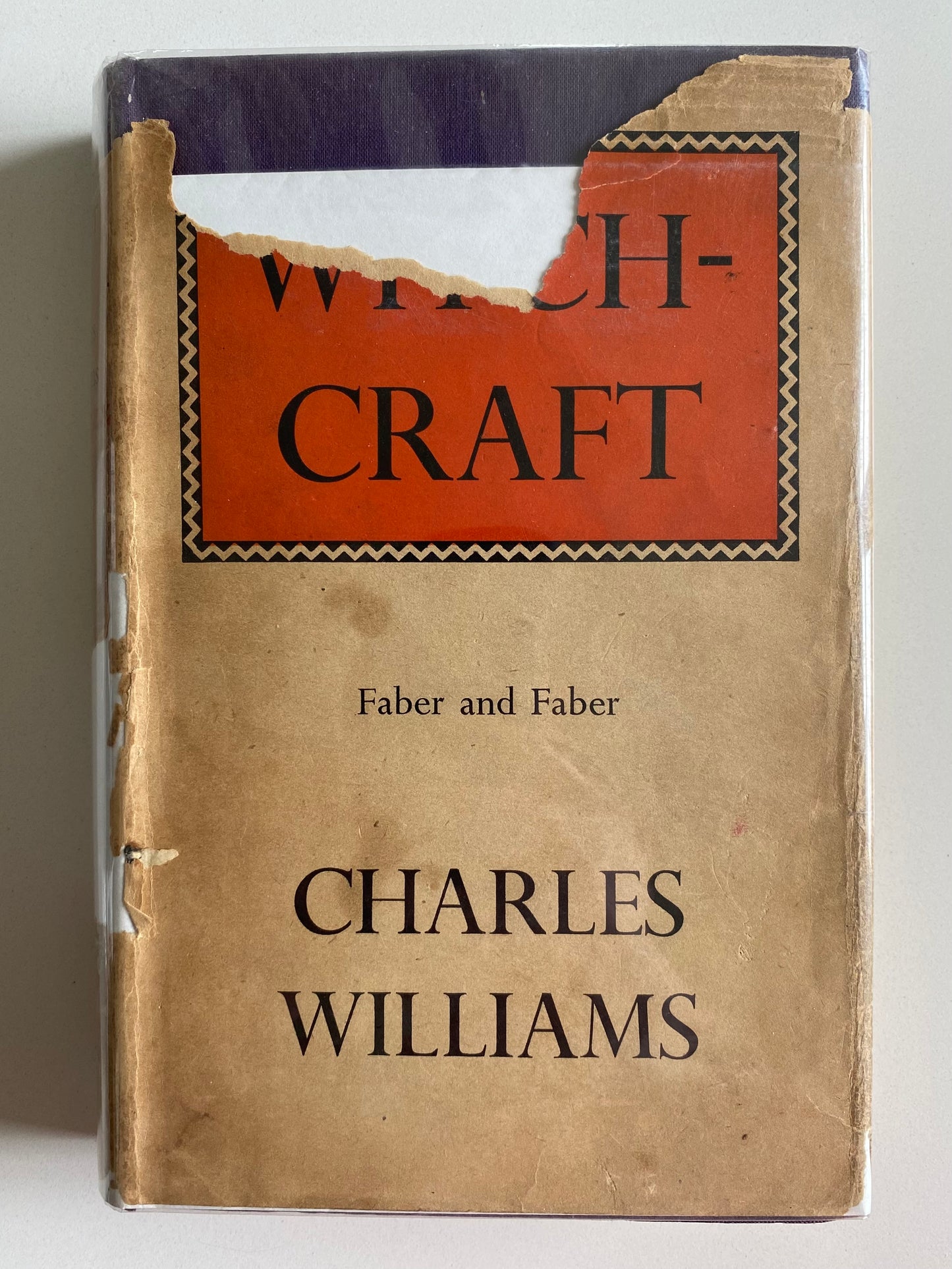 1941 CHARLES WILLIAMS. Witchcraft. Rare by Inklings Member, First Edition, First Printing.