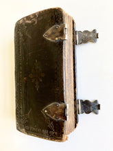 Load image into Gallery viewer, 1632 HOLY BIBLE. Unrecorded Pocket New Testament in Attractive Clasped Binding!