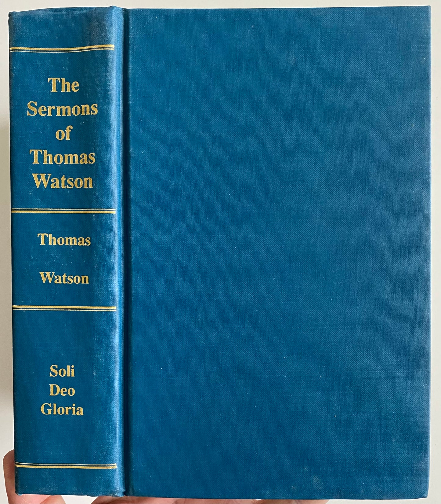 1829 THOMAS WATSON. Rare Puritan Discourses - Two Volumes in One. Soli Deo Gloria Ed. Out of Print.