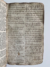 Load image into Gallery viewer, 1699 THE NEW TESTAMENT. King James with Early American, Whaley Provenance