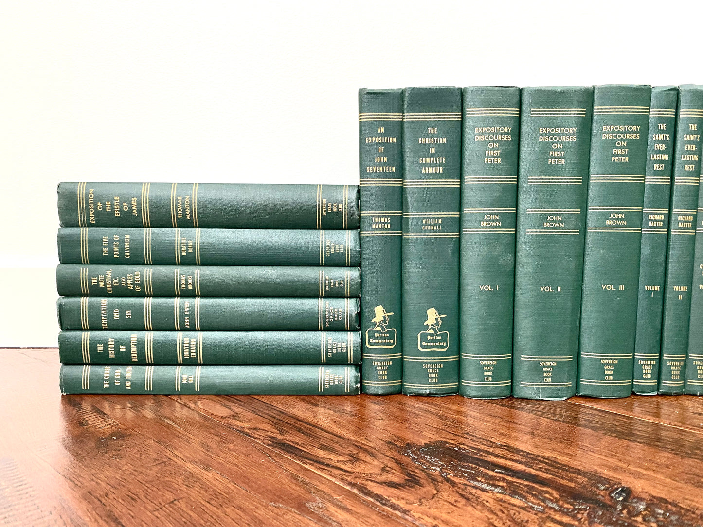 1958 SOVEREIGN GRACE PURITANS. 24 Volumes from the Sovereign Grace Book Club. Very Good Assemblage.