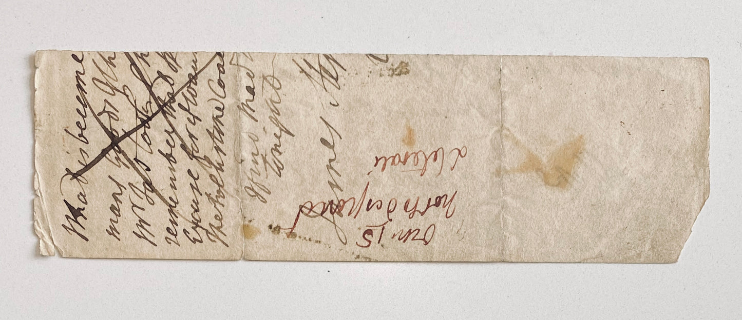 1807 WILLIAM WILBERFORCE. Original Autograph from Letter to James Stephen, Architect of Anti-Slavery Bill