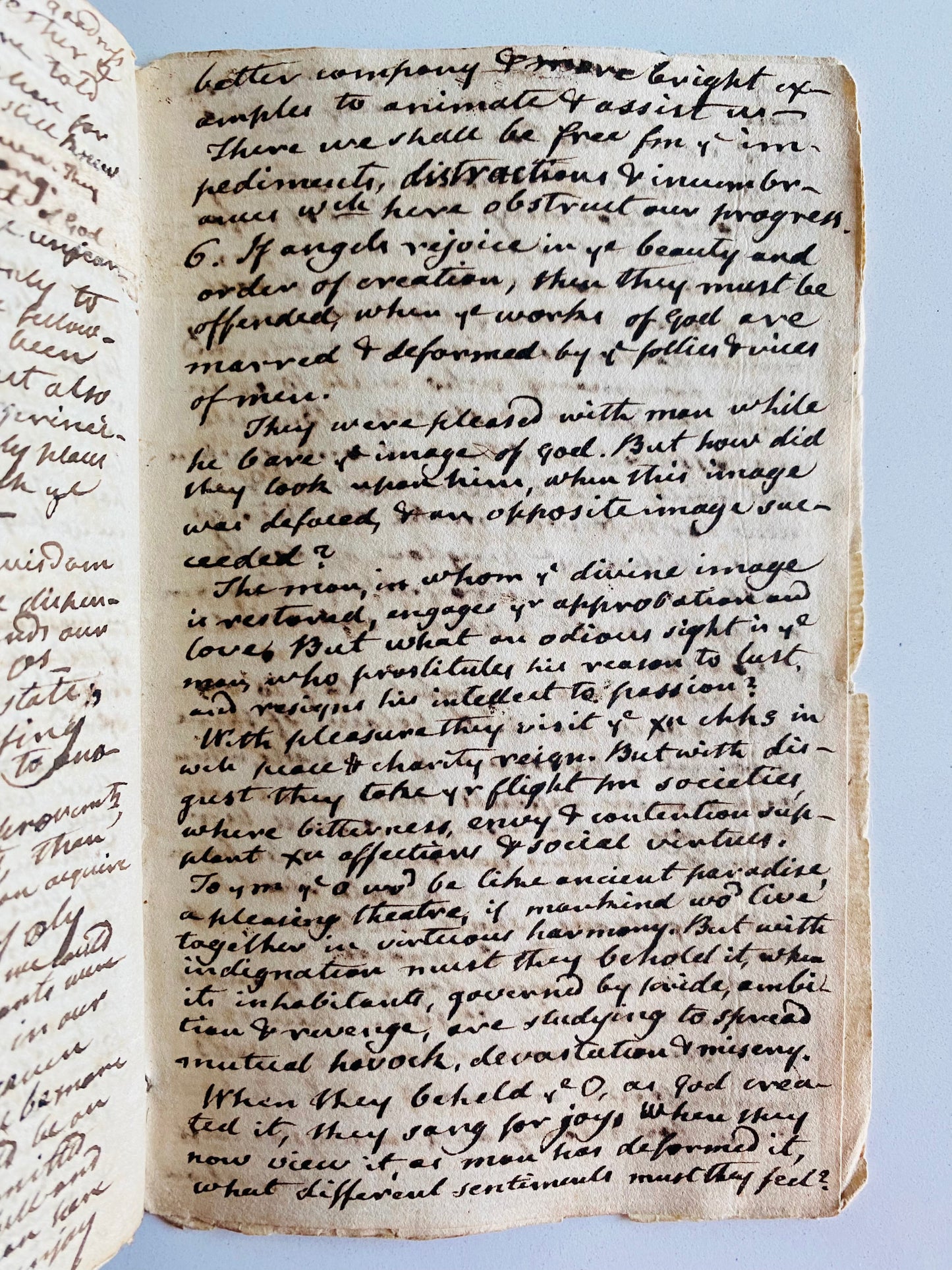 1766 JOSEPH LATHROP. 38pp Manuscript Sermon on Cain and Abel, Murder, Consequences of Sin, &c.