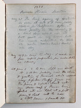 Load image into Gallery viewer, 1850 DAVID K PANGBORN. Important California Gold Rush, San Francisco Fire Diary