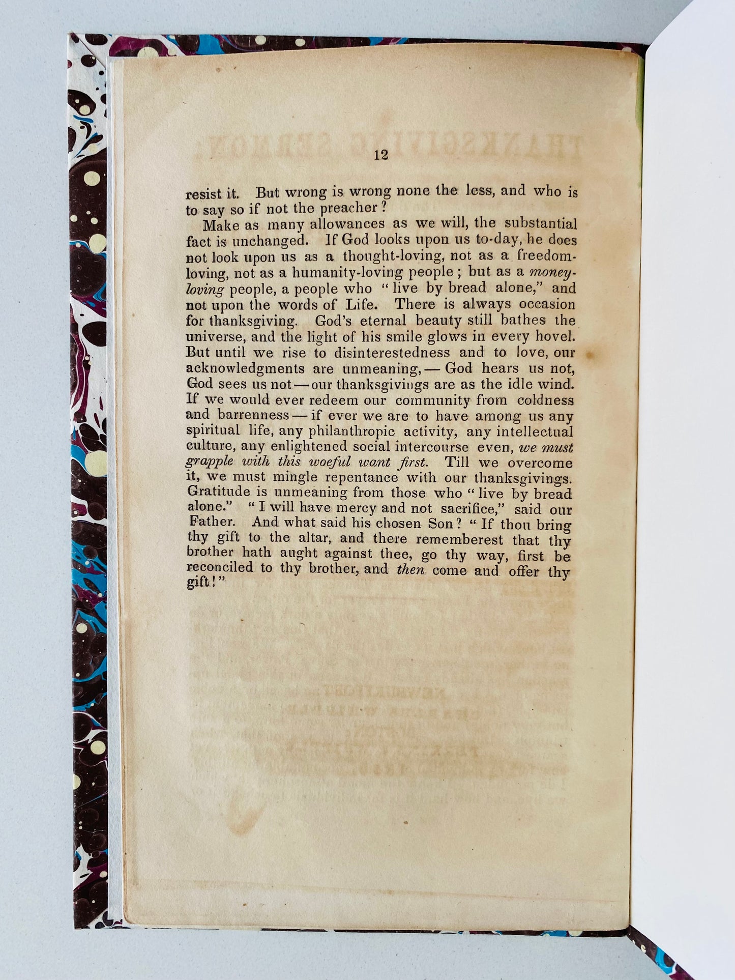 1848 THOMAS W HIGGINSON. A Sermon on Slavery by Colonel of the First Black Regiment in the Civil War.