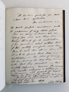 1824 AUTOGRAPH ALBUM. Missionaries, Divines, Hymn-Writers, &c. Unusually Good Content.