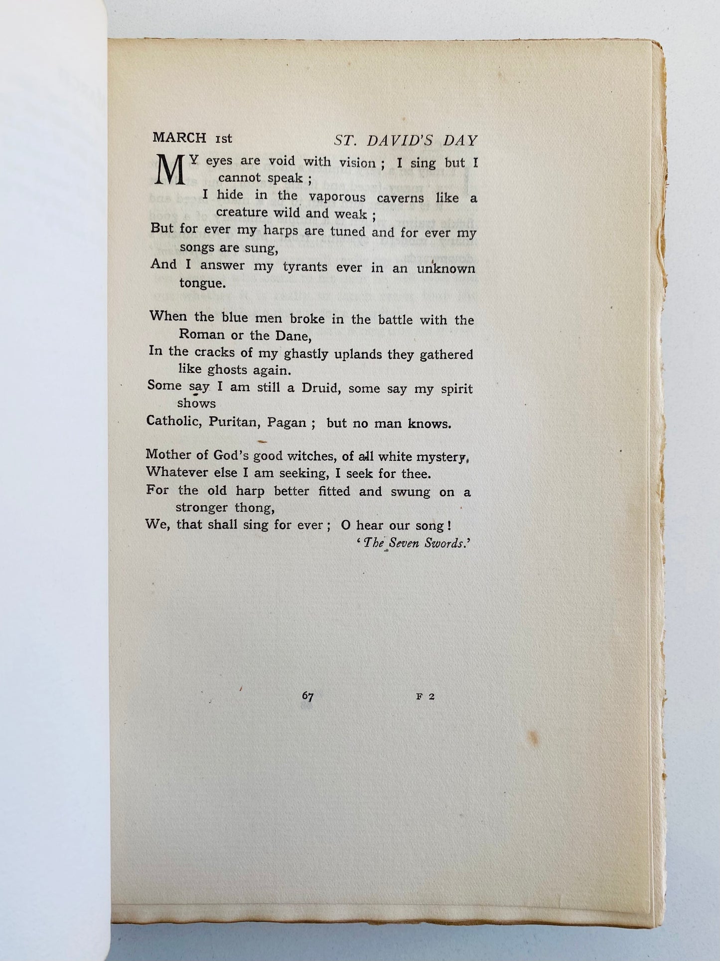 1912 G. K. CHESTERTON. Autographed Chesterton Day by Day - A Year of Daily Readings.