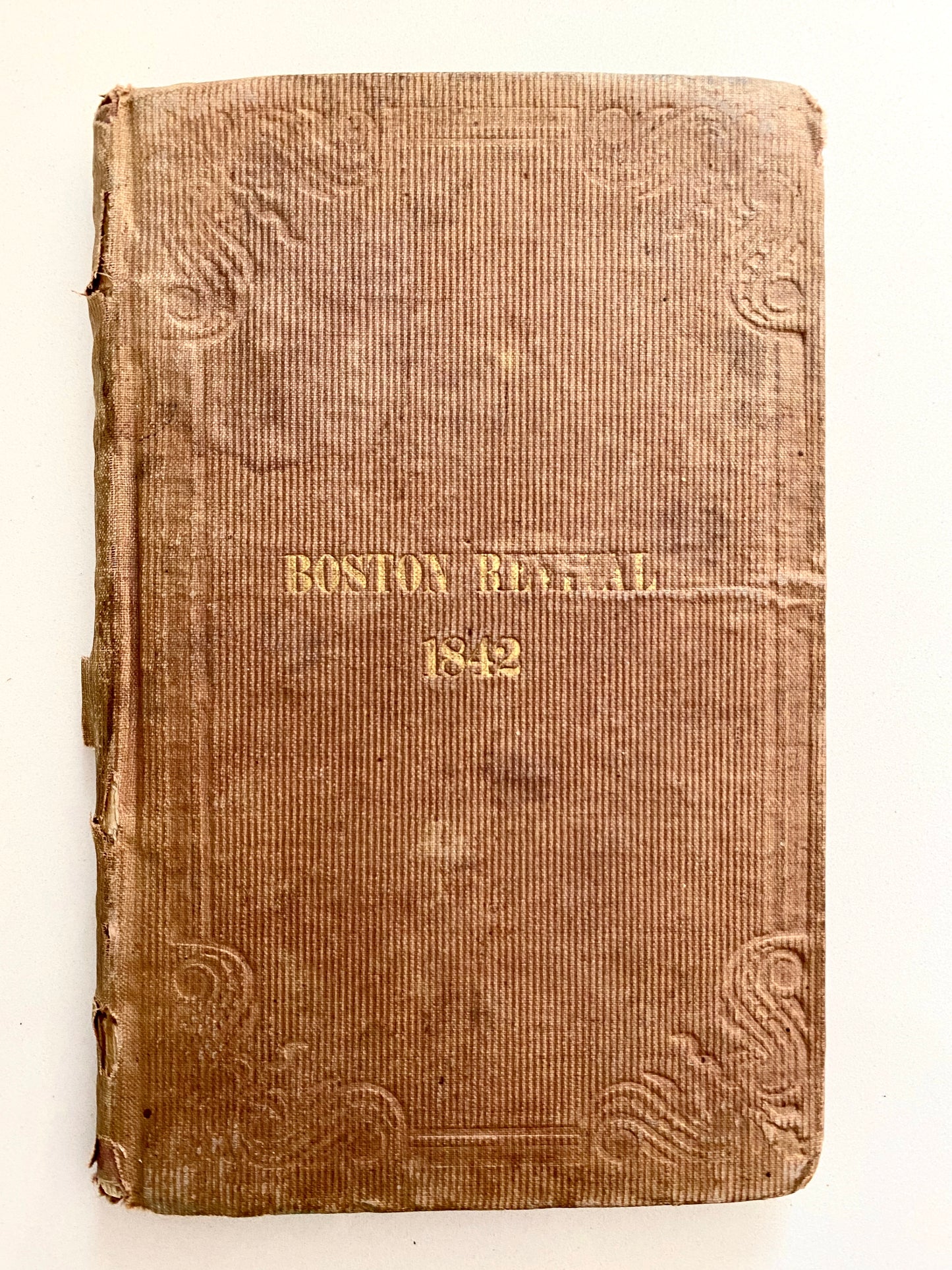 Copy of 1843 MARTIN MOORE. Boston Revival of 1842 with a History of Revival in that City. Rare!