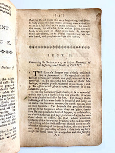 1790 JOHN WESLEY. The Christian Sacrament and Sacrifice. Extracted from Daniel Brevint. Important Methodist Theology