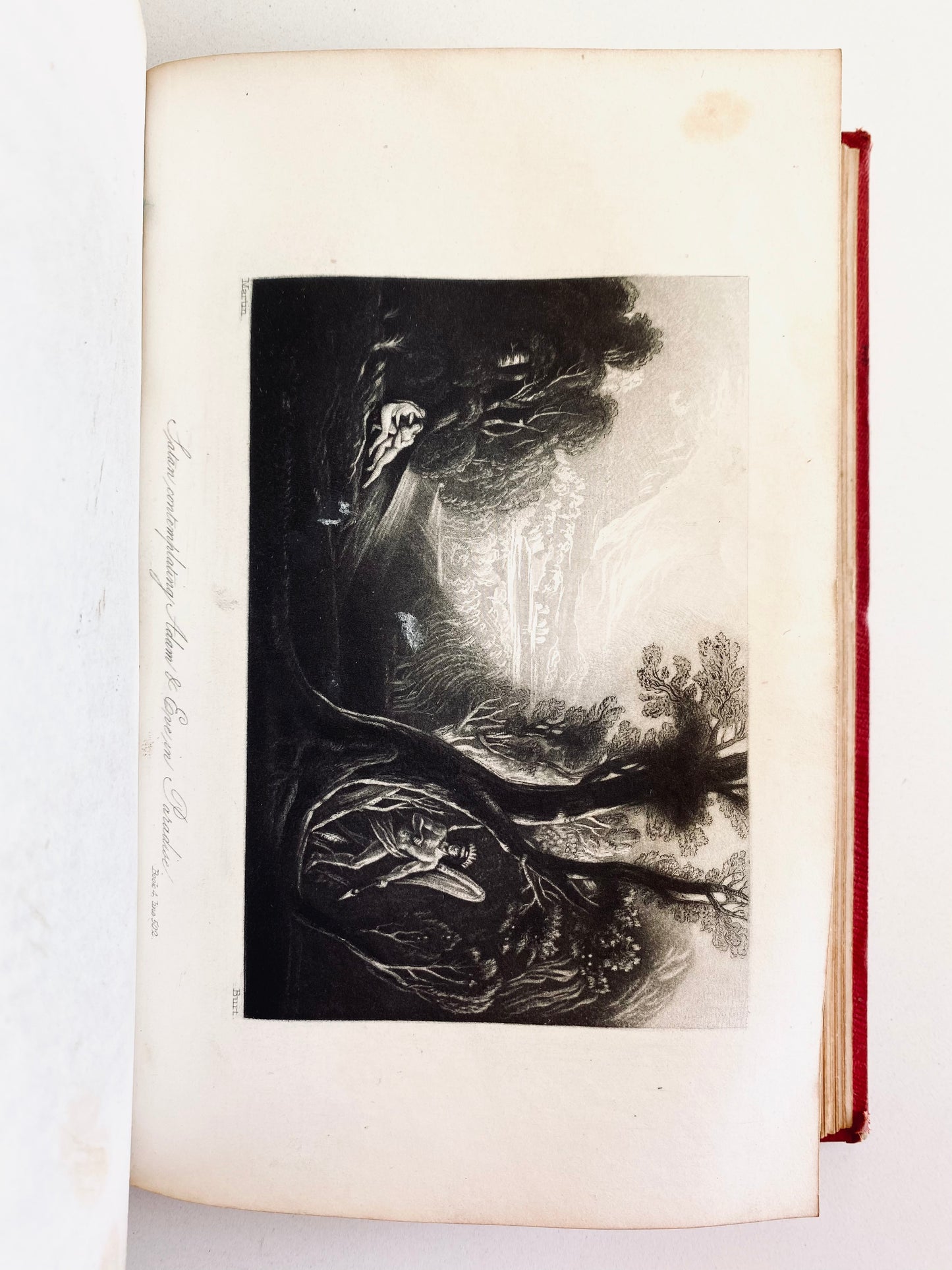 1852 JOHN MILTON. Paradise Lost with Superb American Etchings.