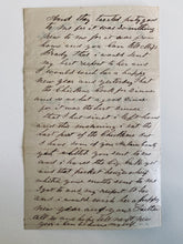 Load image into Gallery viewer, 1861 CIVIL WAR LETTER. I&#39;m in this War only to Save the Jackass Necks in Washington!