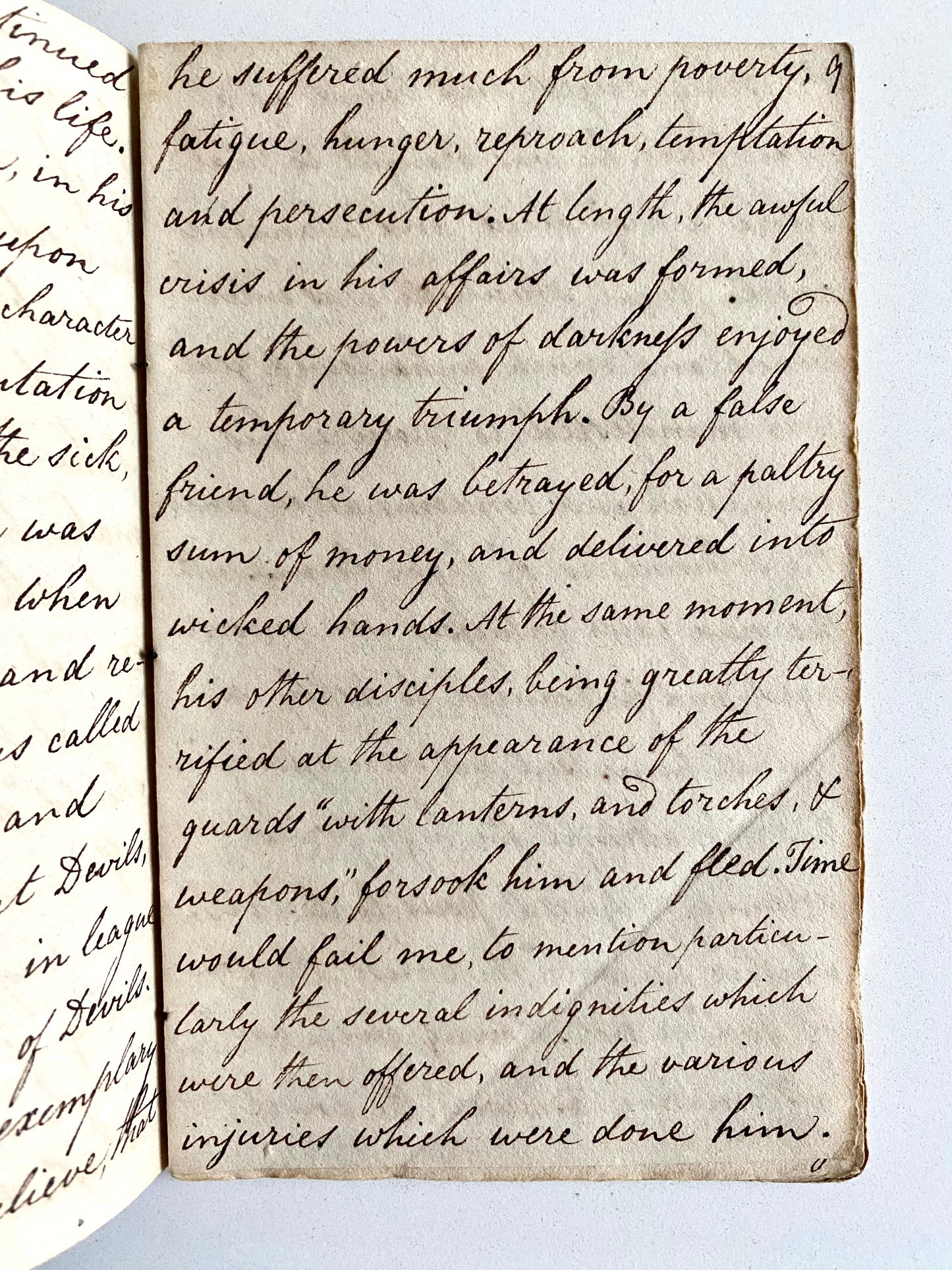 1805 THOMAS PICTON. Manuscript Sermon Archive of First Chaplain to West Point.