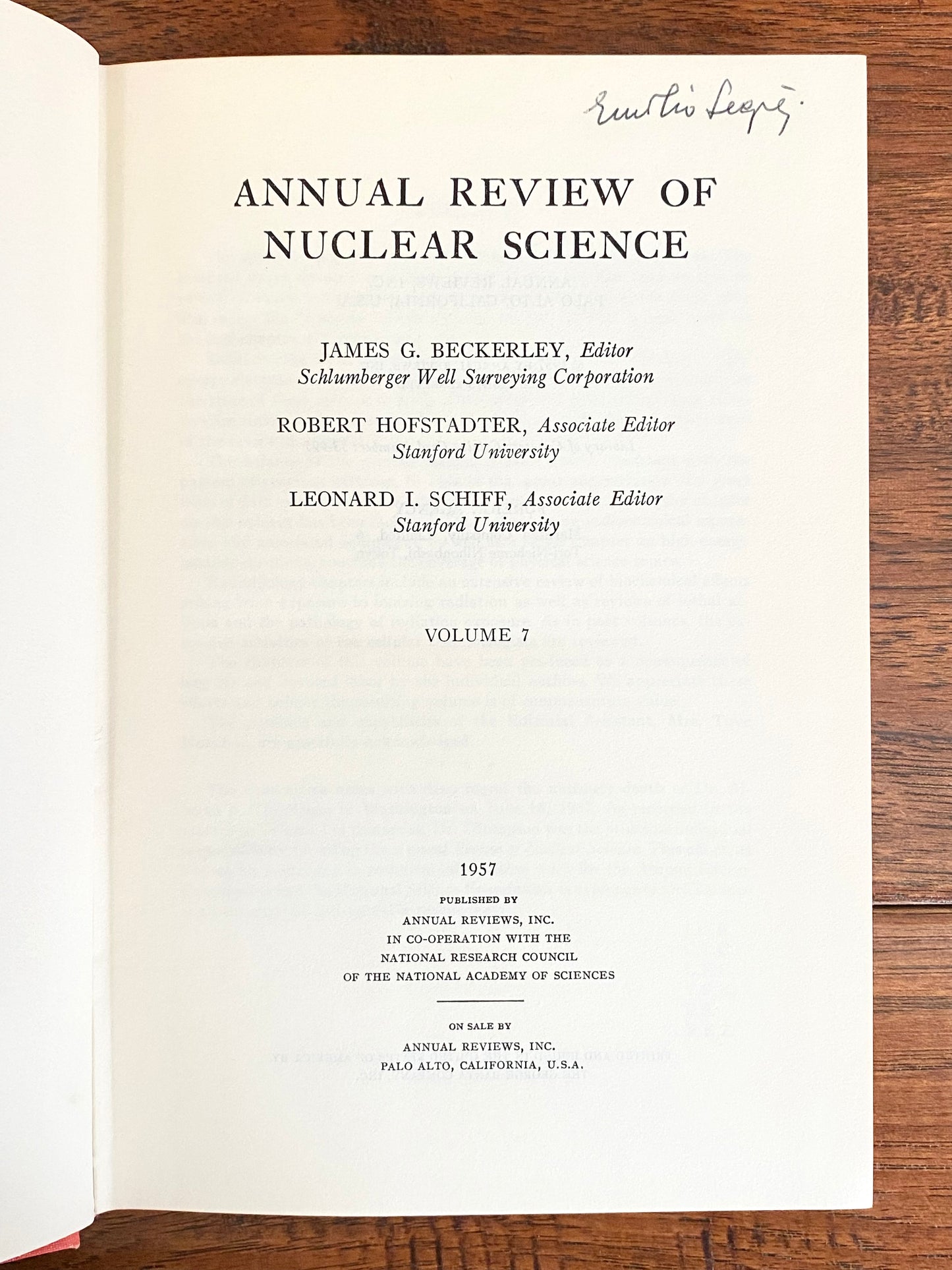 EMILIO SEGRE. 41 Volumes Nuclear Physics Owned by Atomic Bomb, Manhattan Project Physicist!