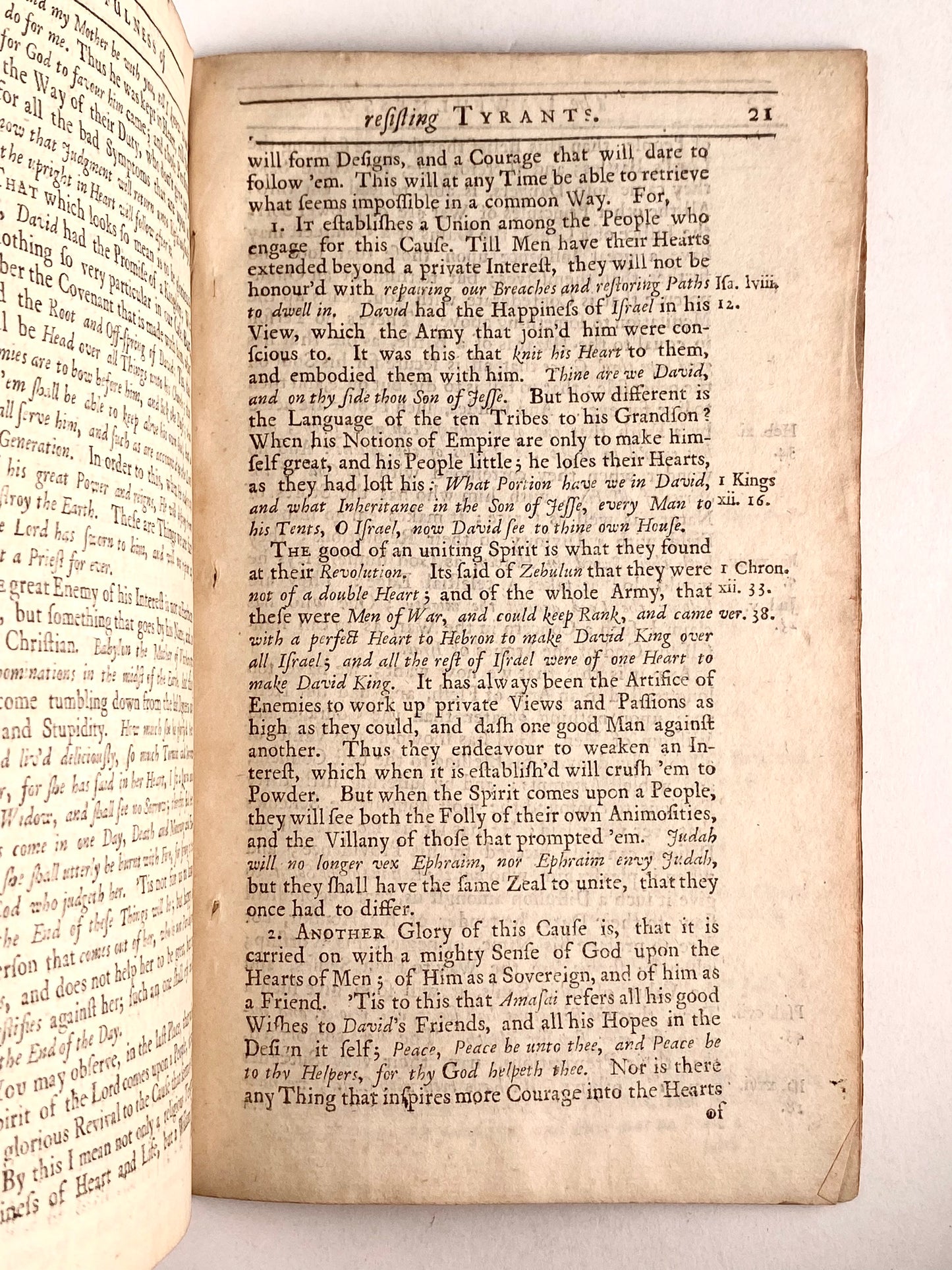 1713 THOMAS BRADBURY. The Lawfulness of Resisting Tyrants. Sermon Spurred Theology of the American Revolution.