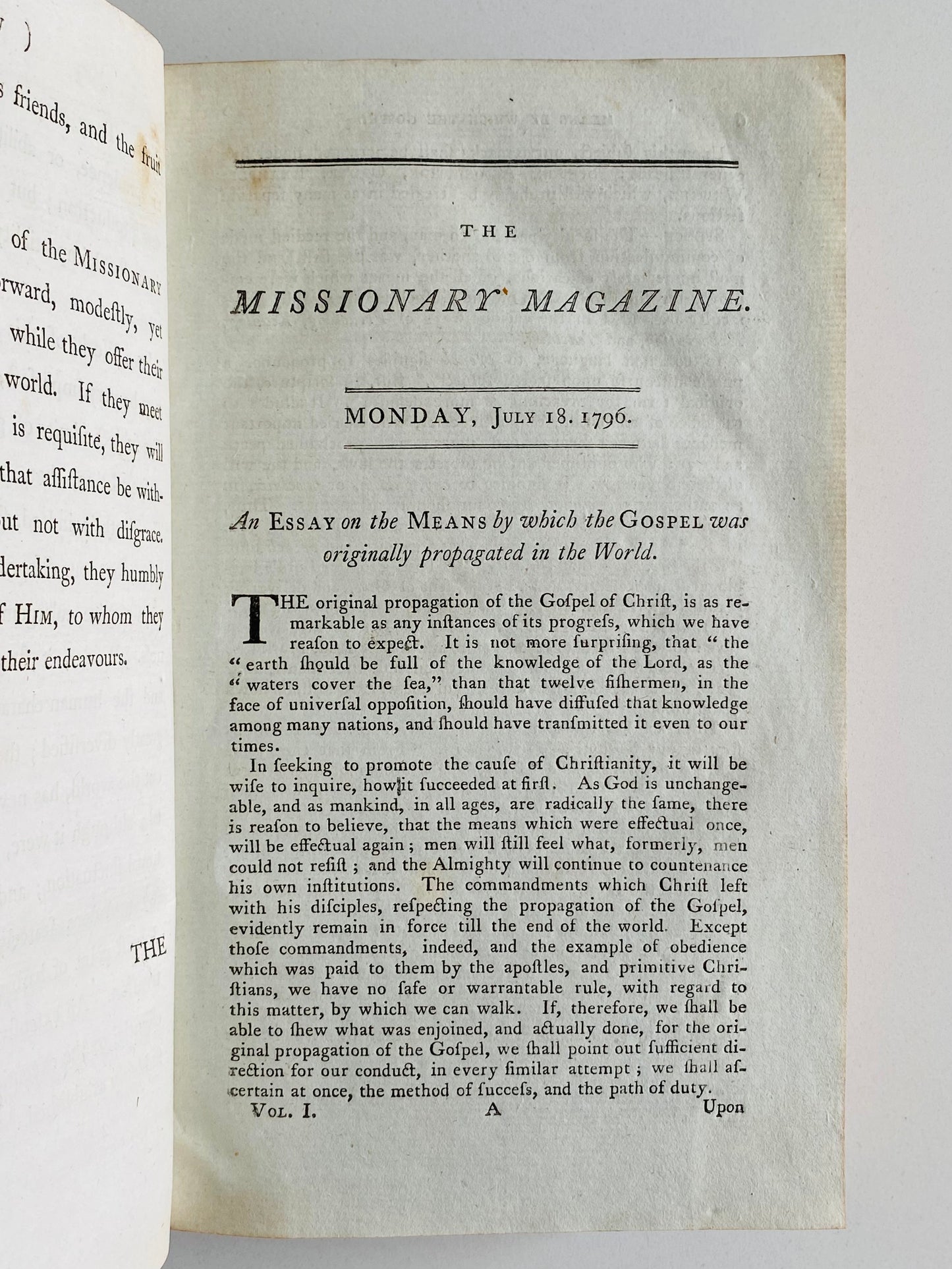 1796-1840 ADONIRAM JUDSON. Rare Missionary Sammelband on William Carey, Slavery, Revivals, and Adoniram Judson.