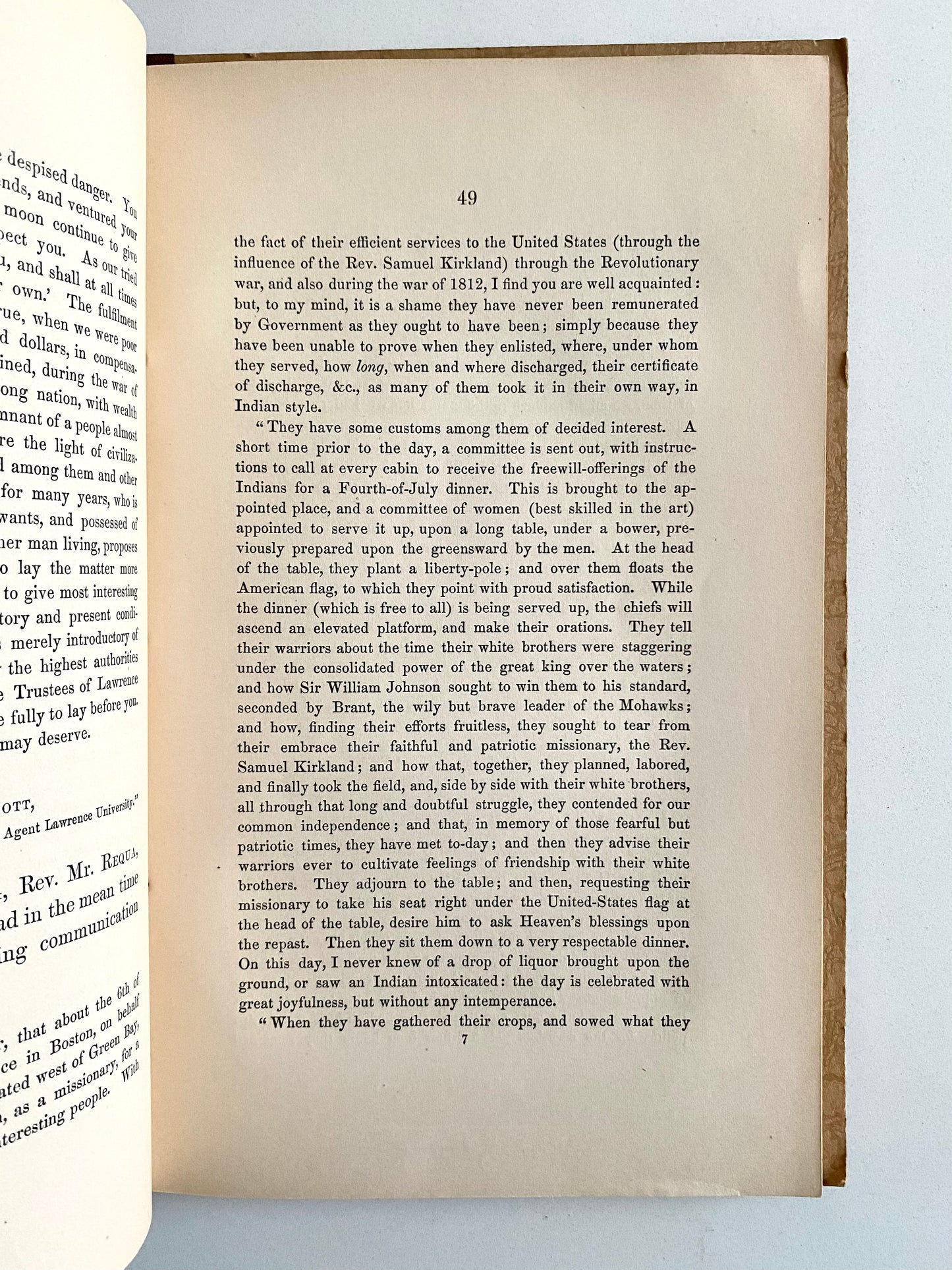 1851-1861 NATIVE AMERICAN MISSIONS. Three Lengthy Accounts of Society for Promoting Gospel among Indians of North America.