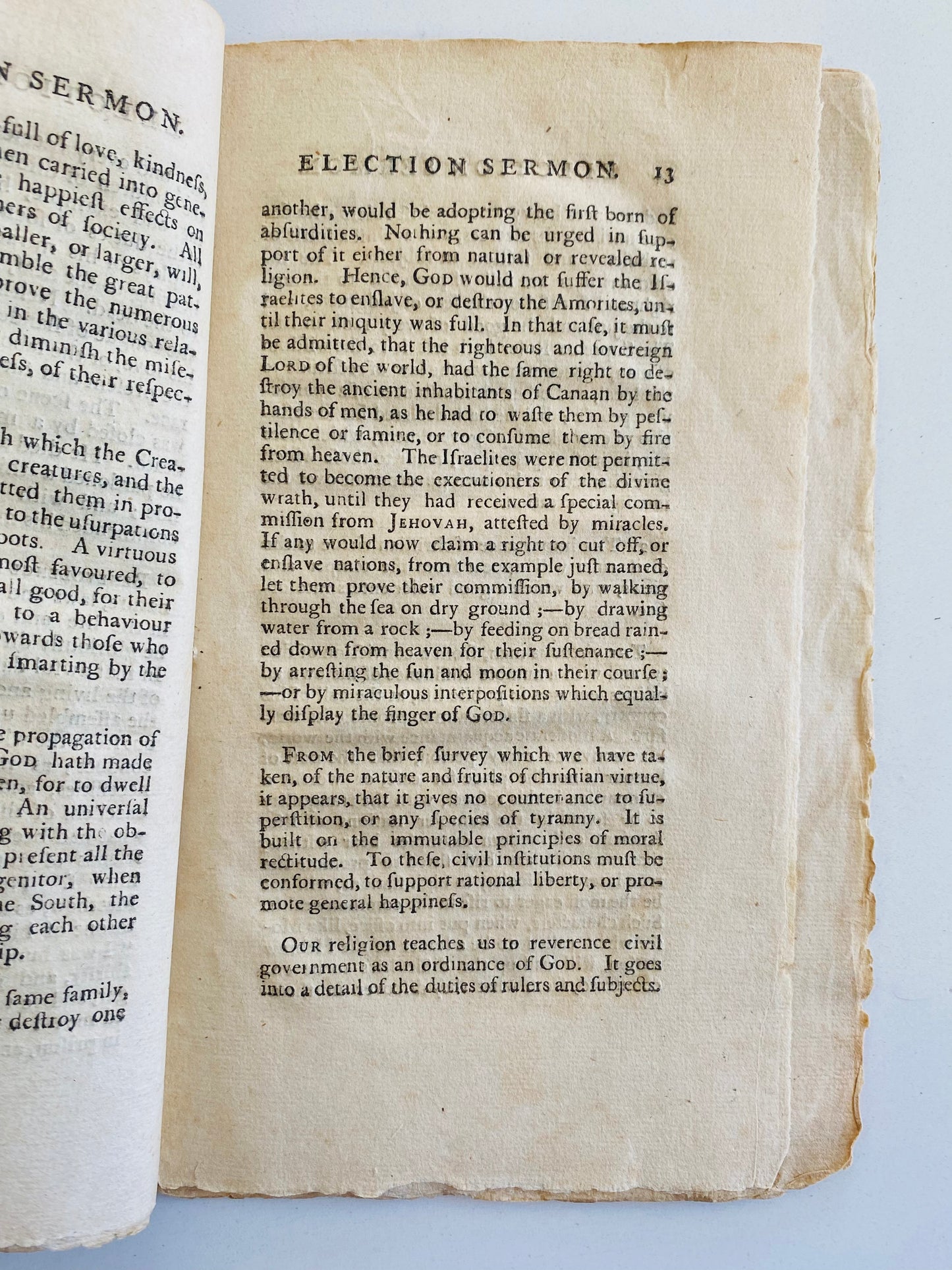 1793 CHARLES BACKUS. Democracy and Godliness or Tyranny and Godlessness the Only Two Options for a Government