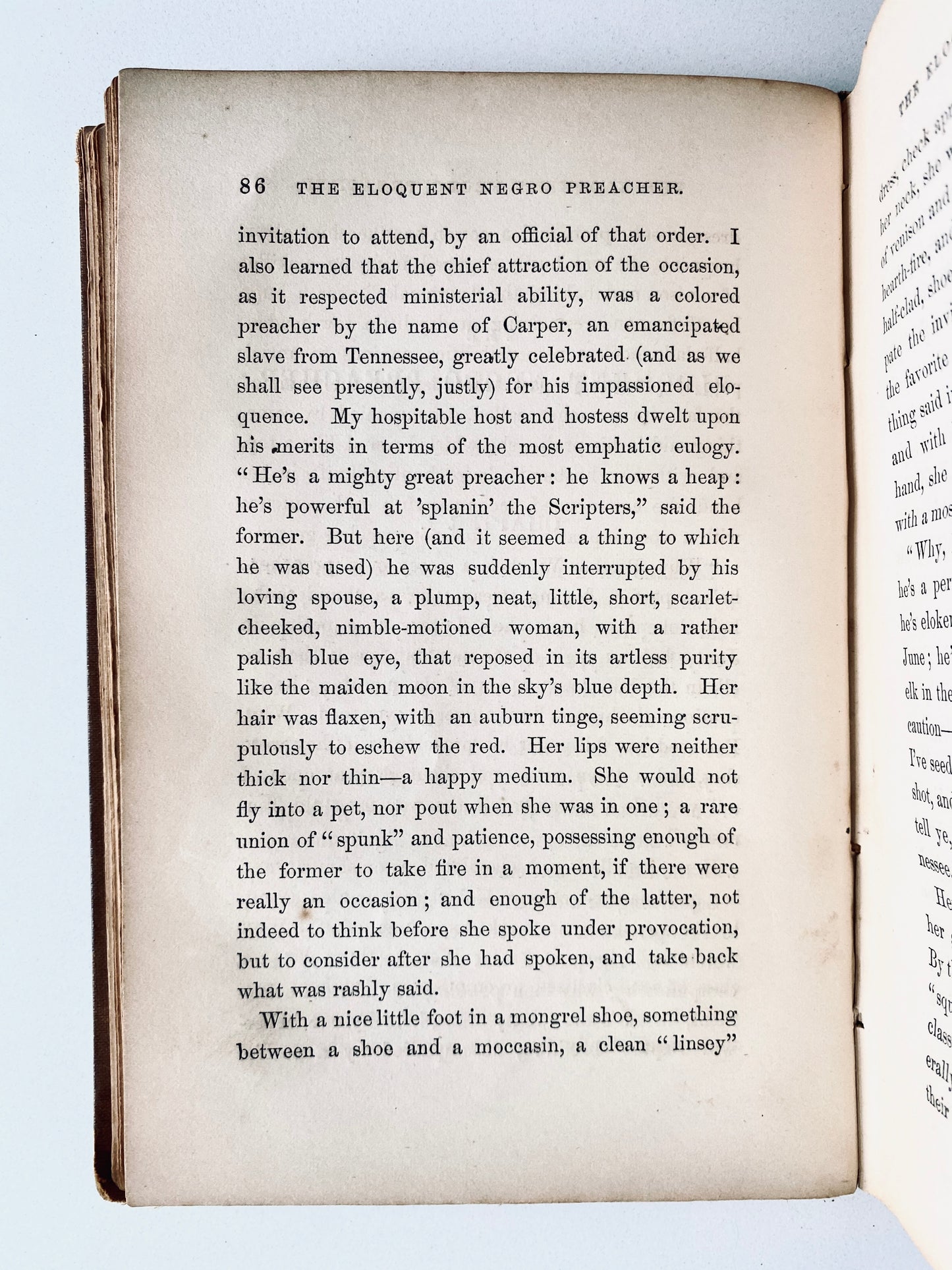 1857 J V WATSON. Methodist Camp-Meetings, Negro & Slave Preachers, and Circuit Riders.