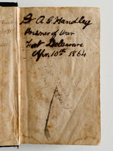 Load image into Gallery viewer, 1864 CIVIL WAR PRISON BIBLE. New Testament Belonging to Confederate Soldier at Fort Delaware Prison